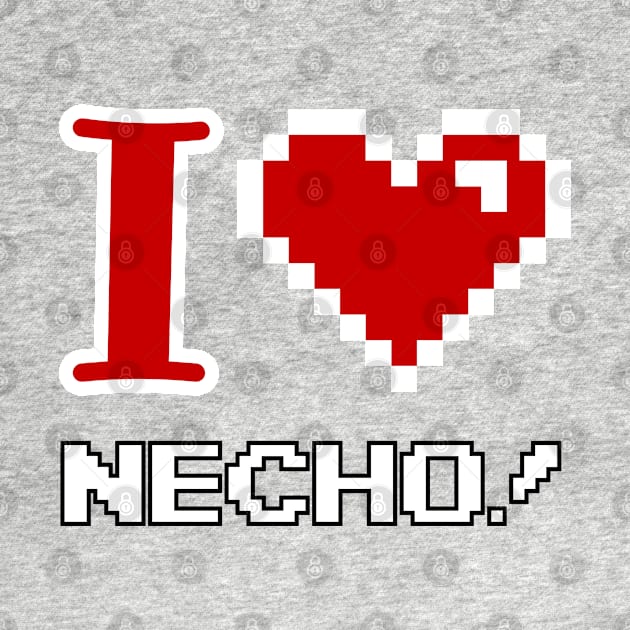 Pixel Effect I love Necho! Heart by thestaroflove